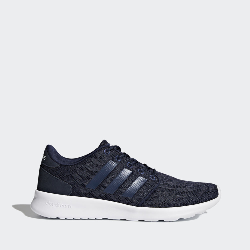 Adidas Cloudfoam Qt Racer - αθλητικα παπουτσια γυναικεια - Σκουρο Μπλε/Ασπρα,Μέγεθος: EU 36 – 54 2/3